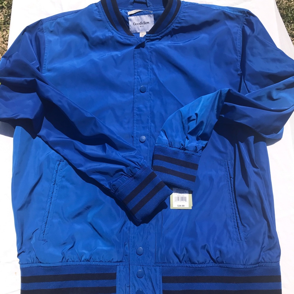Royal Blue Bomber Jacket